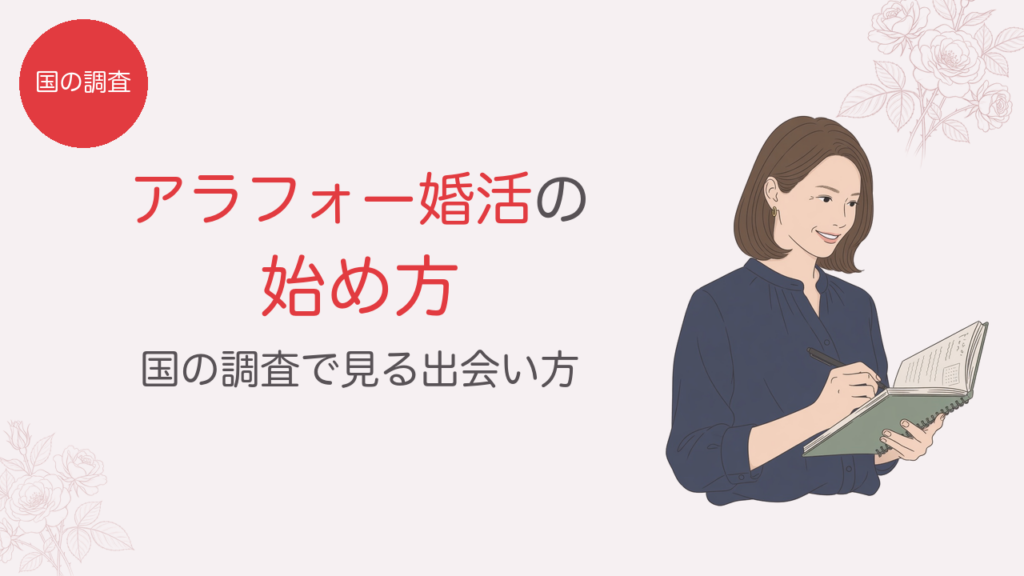 アラフォー婚活の始め方